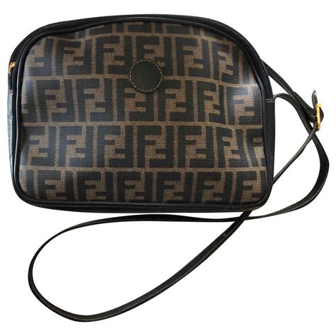 wearing vinatage fendi bag|Fendi logo bag size.